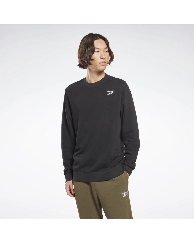 SUDADERA REEBOK RI LEFT CHEST LOGO NEGRA HG4445 MULTICOLOR