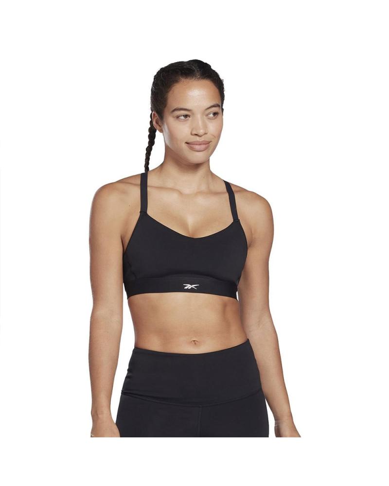 SUJETADOR DEPORTIVO REEBOK LUX STRAPPY SPORT NEGRO H51841 MULTICOLOR