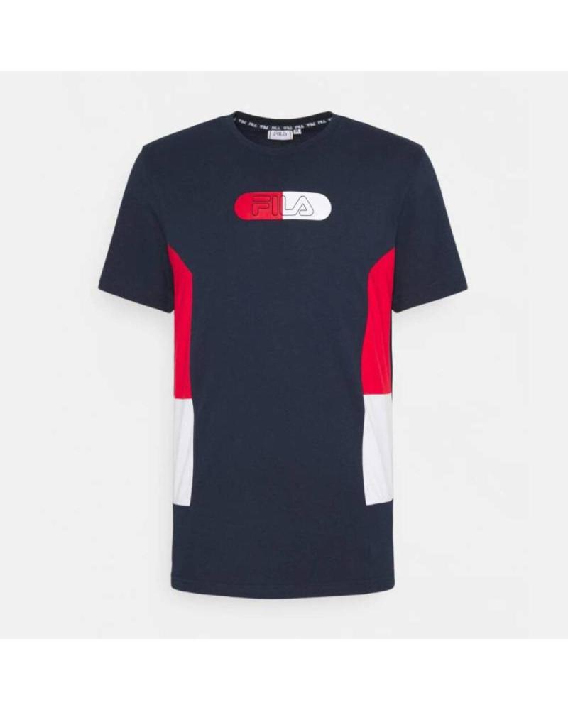 FILA CAMISETA JALEN BLOCKED TRICOLOR NEGRO ROJO BLANCO - REF. 683262-A072 NEGRO