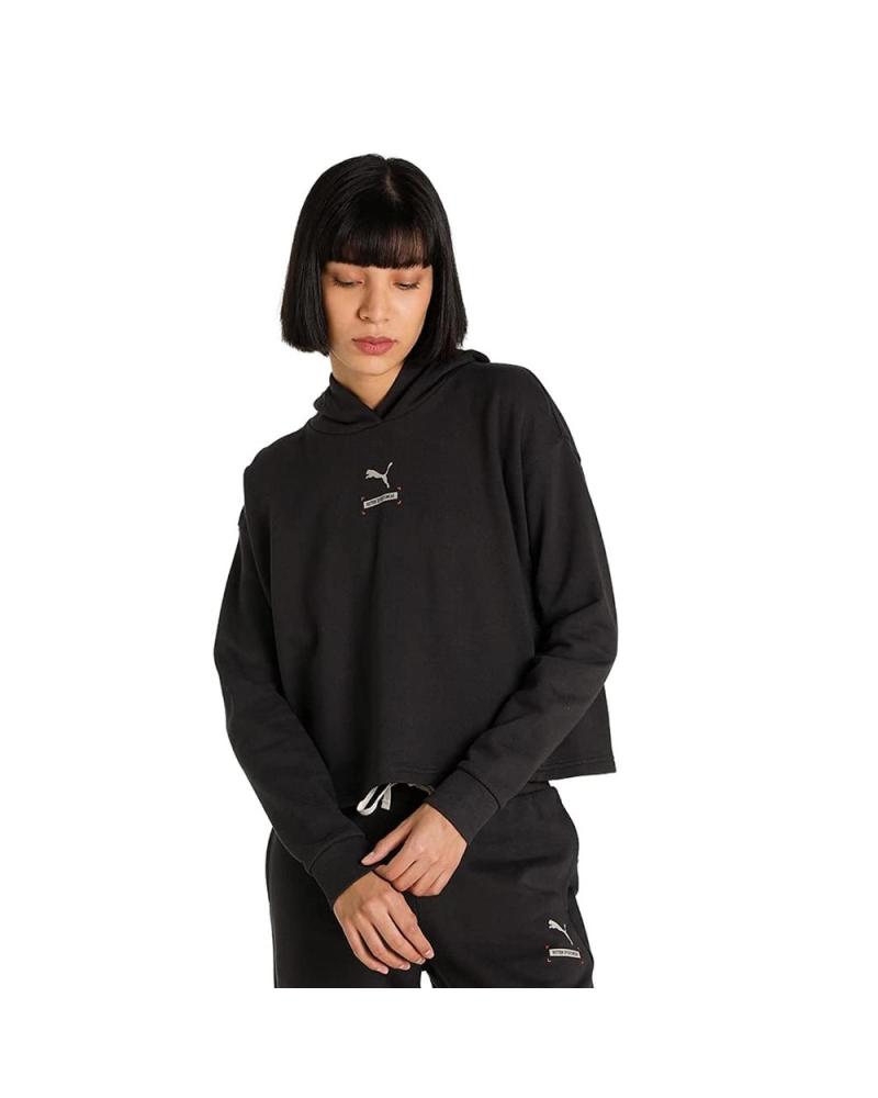 SUDADERA CON CAPUCHA PUMA BETTER HOODIE FL NEGRA PHANTOM - REF. 670033-75 PARA MUJER MULTICOLOR