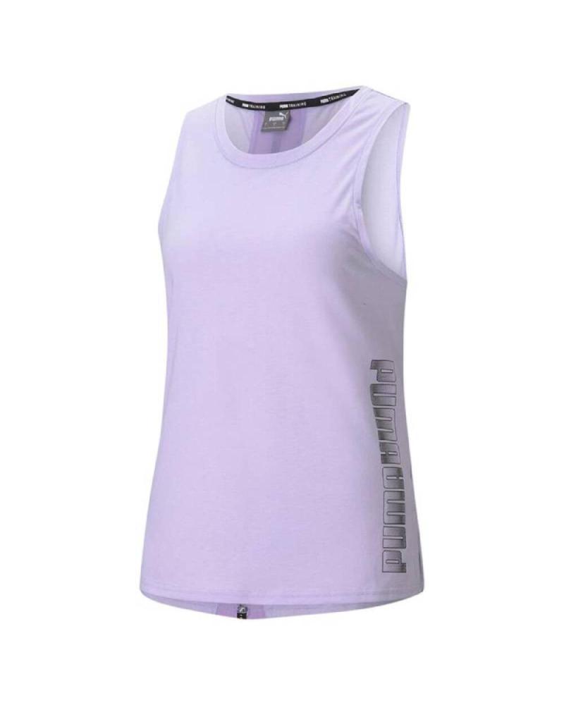 PUMA CAMISETA SIN MANGAS TRAIN LOGO MUSCLE LAVANDA 52040516 MORADO