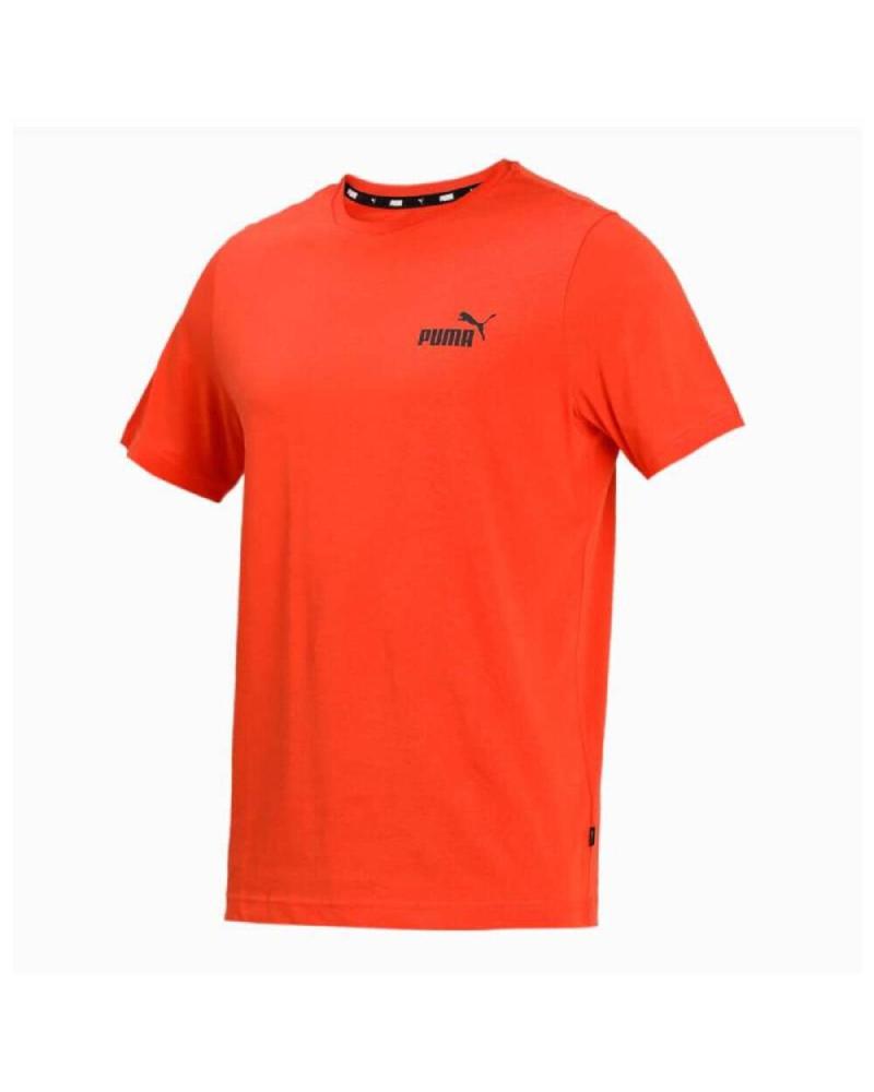 CAMISETA PUMA ESS SMALL LOGO ROJA DE MANGA CORTA PARA HOMBRE - MODELO 58666811 ROJO