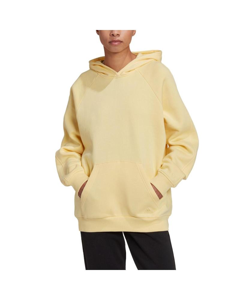 SUDADERA CON CAPUCHA ADIDAS W ALL SZN BF AMARILLA PARA MUJER HN4210 ROJO