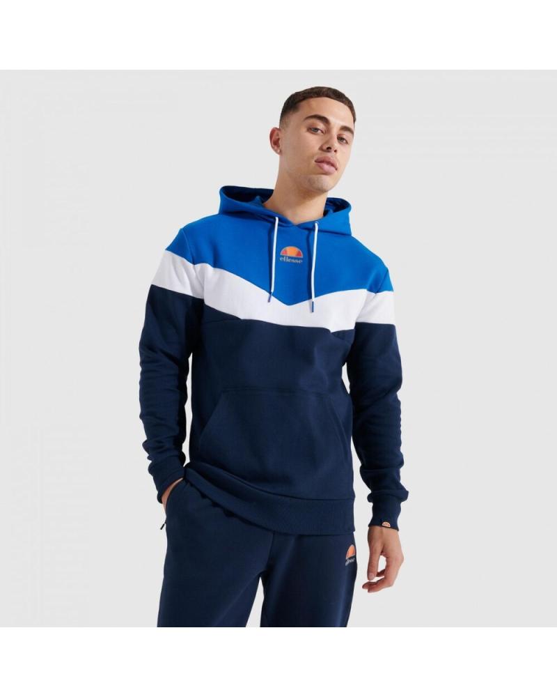 SUDADERA CON CAPUCHA ELLESSE HUGO OH HOODIE SXP15826-429 AZUL MARINO MULTICOLOR AZUL MARINO