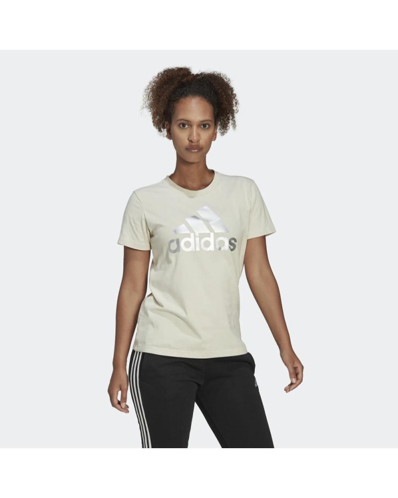 CAMISETA MANGA CORTA ADIDAS W BL T HL2032 PARA MUJER - BLANCO BLANCO