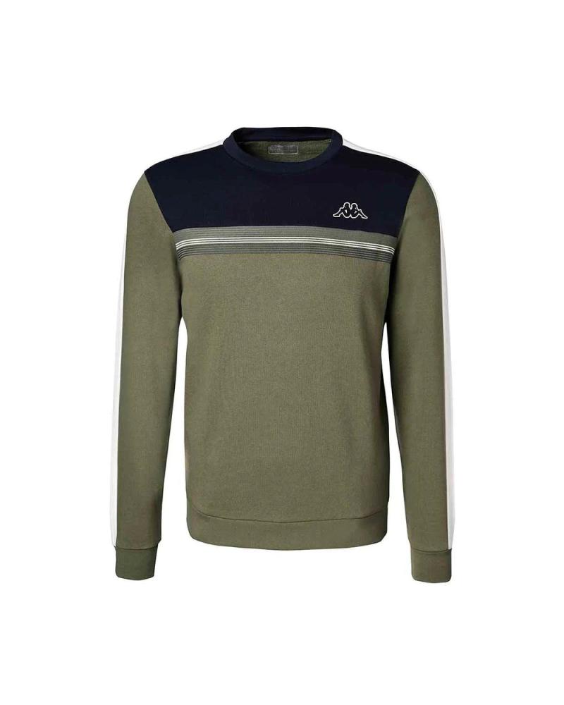 SUDADERA KAPPA IRISSON 35145TW-A02 OLIVA MARINO MULTICOLOR MULTICOLOR