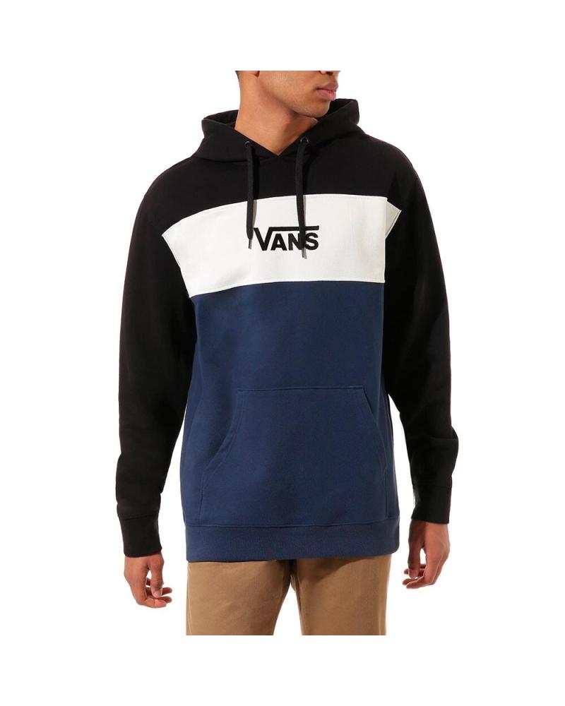 VANS OFF THE WALL SUDADERA RETRO ACTIVE PO II VN0A54R6I BLACK-DRESS BLUES MULTICOLOR
