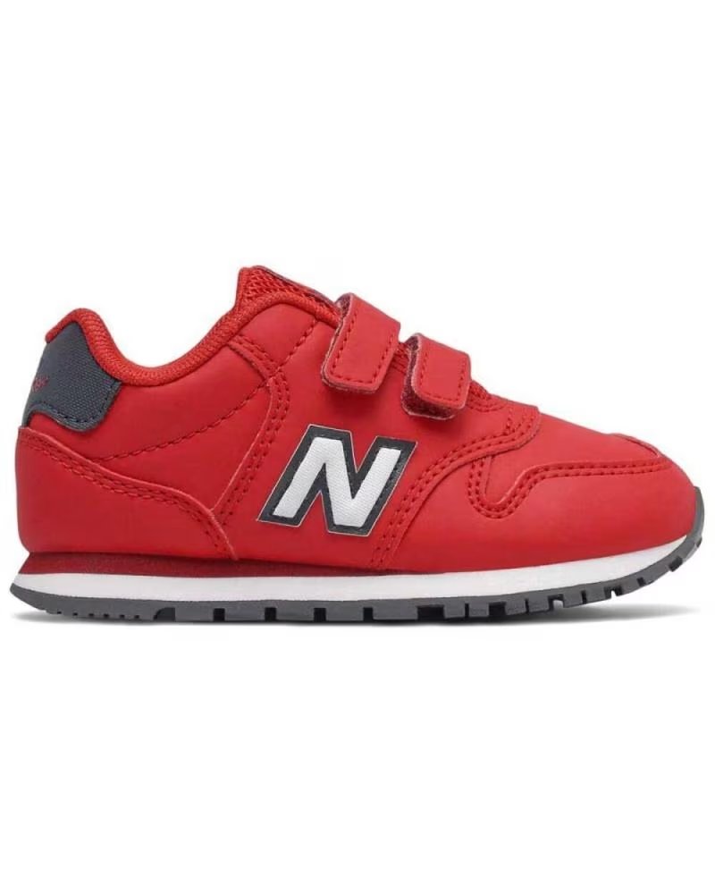 Deportivas de Niño New Balance Zapatillas IV500V1 Blanco Velcro IV500-NRN Rojo