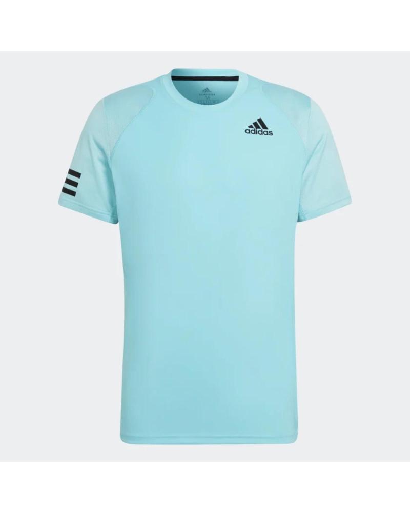 CAMISETA ADIDAS PADEL CLUB 3STR SEMITUR AQUA AZUL HB9076 AZUL