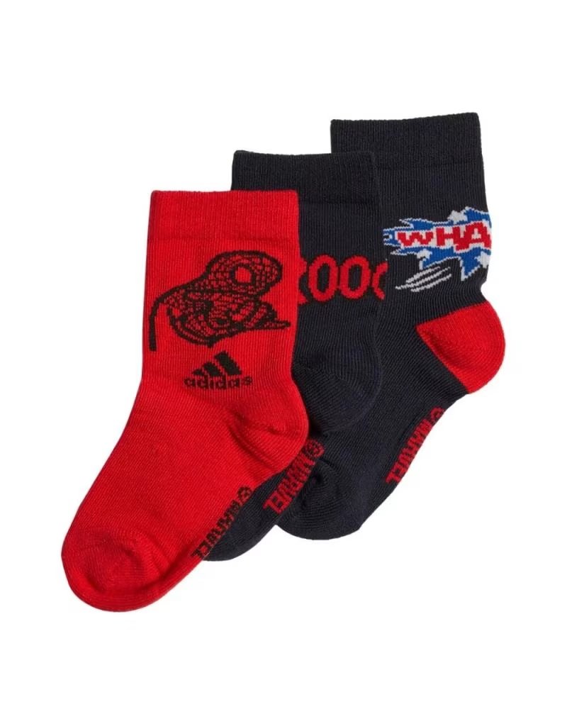 Adidas Calcetines Spiderman PACK-3 Socks GE3297 Multicolor Multicolor