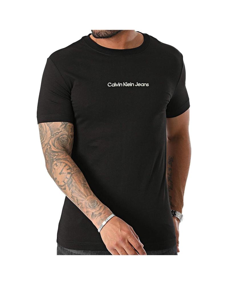 CALVIN KLEIN CAMISETA TWO TONE INSTITUTION NEGRA NEGRO
