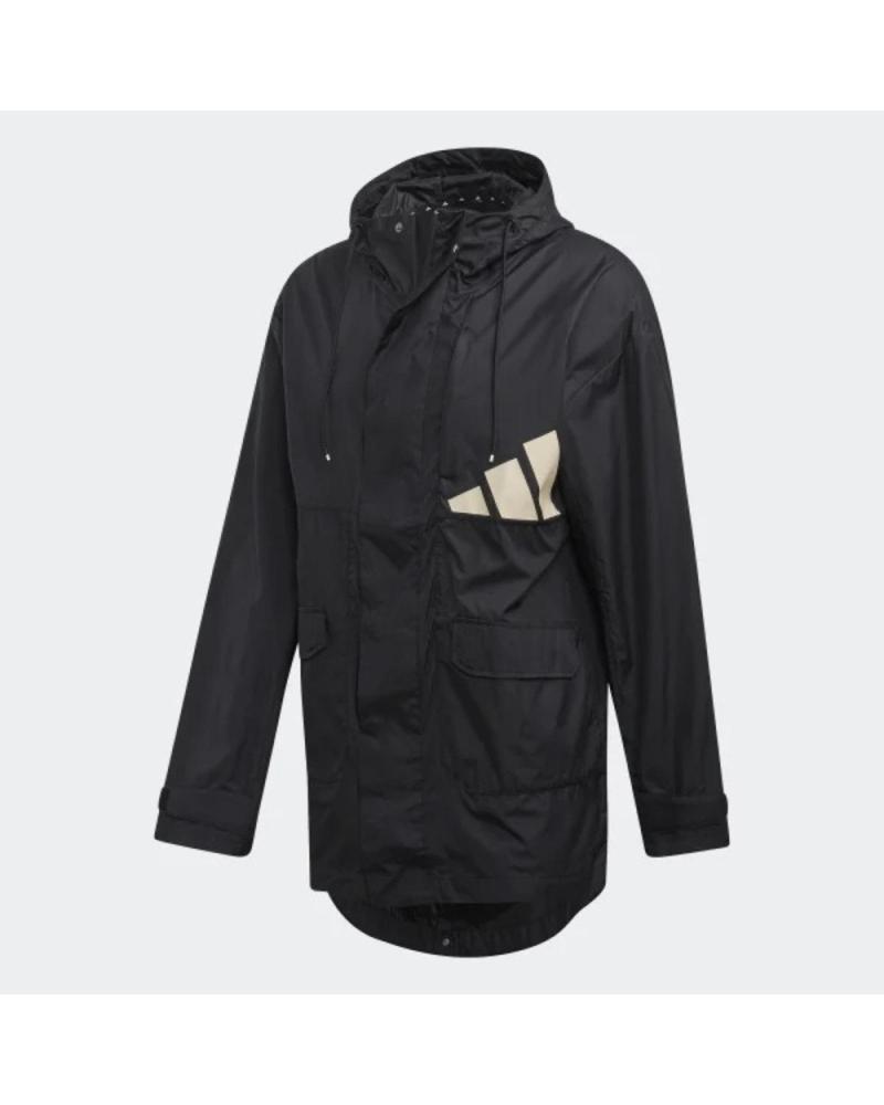 ADIDAS CHAQUETA TP LONG DX9328 NEGRA NEGRO