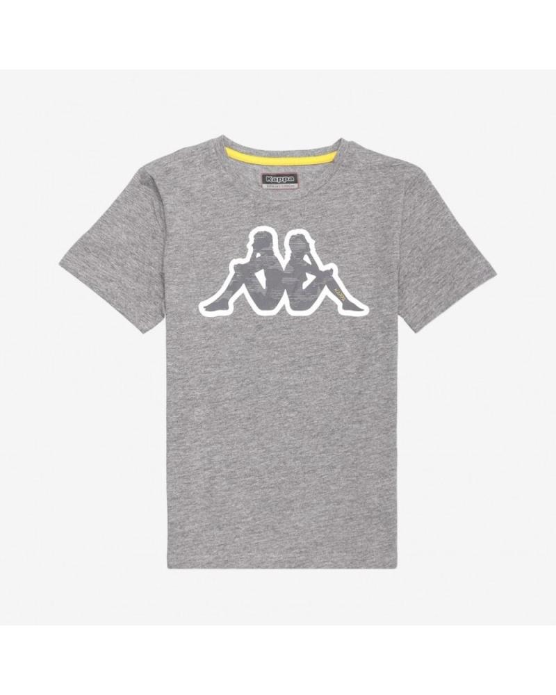 CAMISETA KAPPA BORGGIA GRIS PARA NIÑO - REF. 304T6M0-903 MULTICOLOR