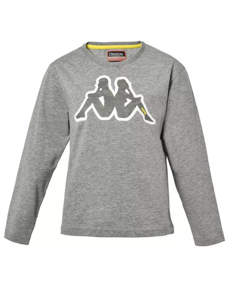 KAPPA CAMISETA BACHI MANGA LARGA 304T0GO-903 GRIS