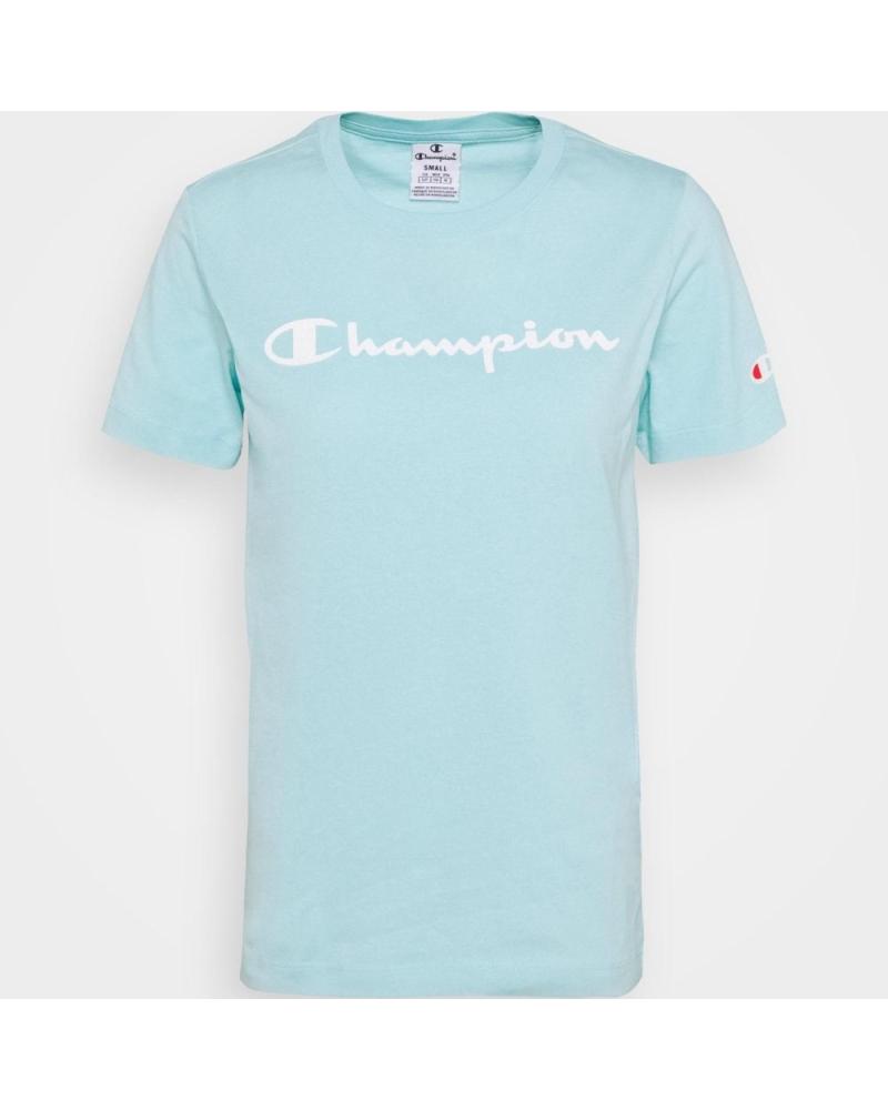 CHAMPION CAMISETA CELESTE 112602-BS501 AZUL