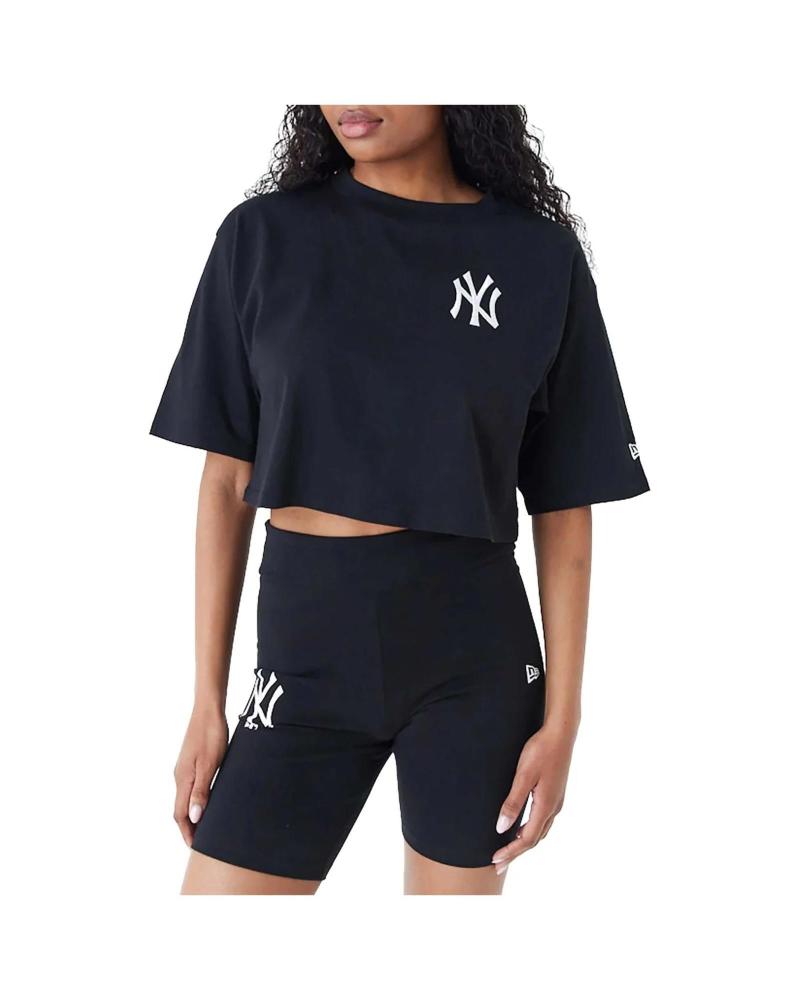 NEW ERA CAMISETA CROP TOP NEGRA PARA MUJER NEGRO