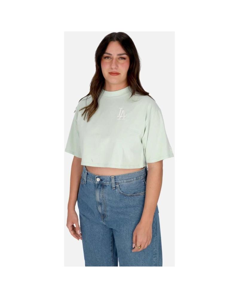 NEW ERA CAMISETA CROP TEE VERDE VERDE