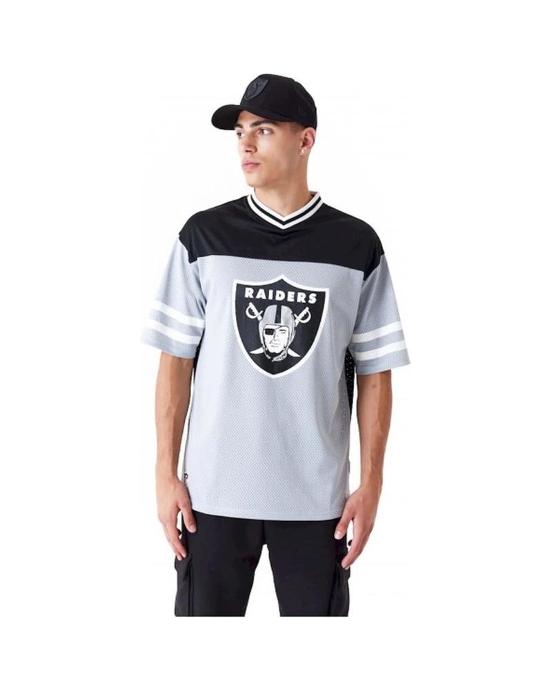 CAMISETA NEW ERA GRAPHIC RAIDERS NEGRA NEGRO