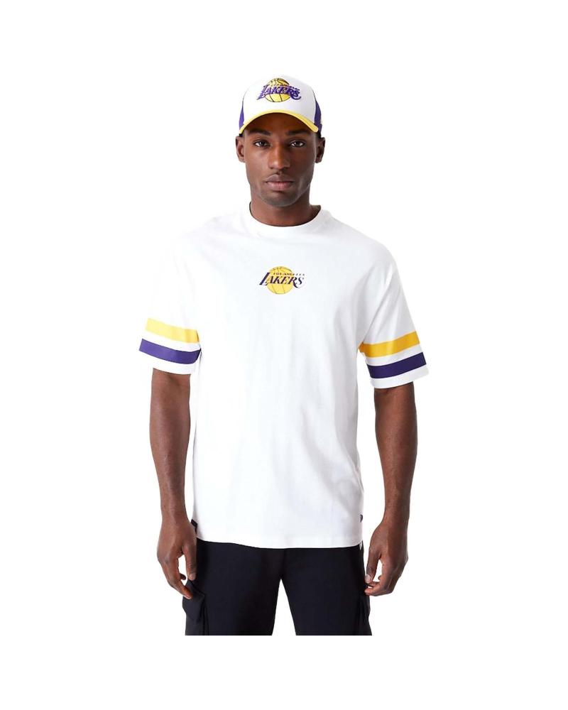 CAMISETA NEW ERA NBA GRAPHIC LOS ANGELES LAKERS BLANCA BLANCO