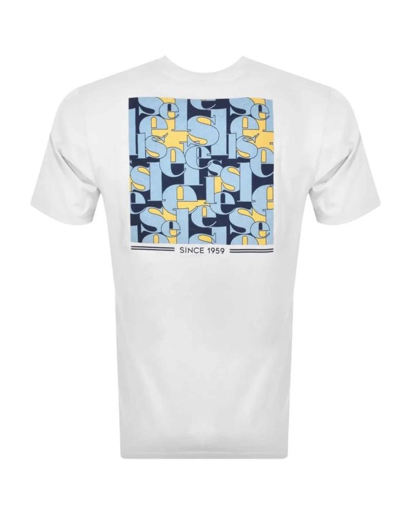 CAMISETA ELLESSE HOLDINO TEE BLANCA CON ESTAMPADO GRÁFICO TRASERO BLANCO