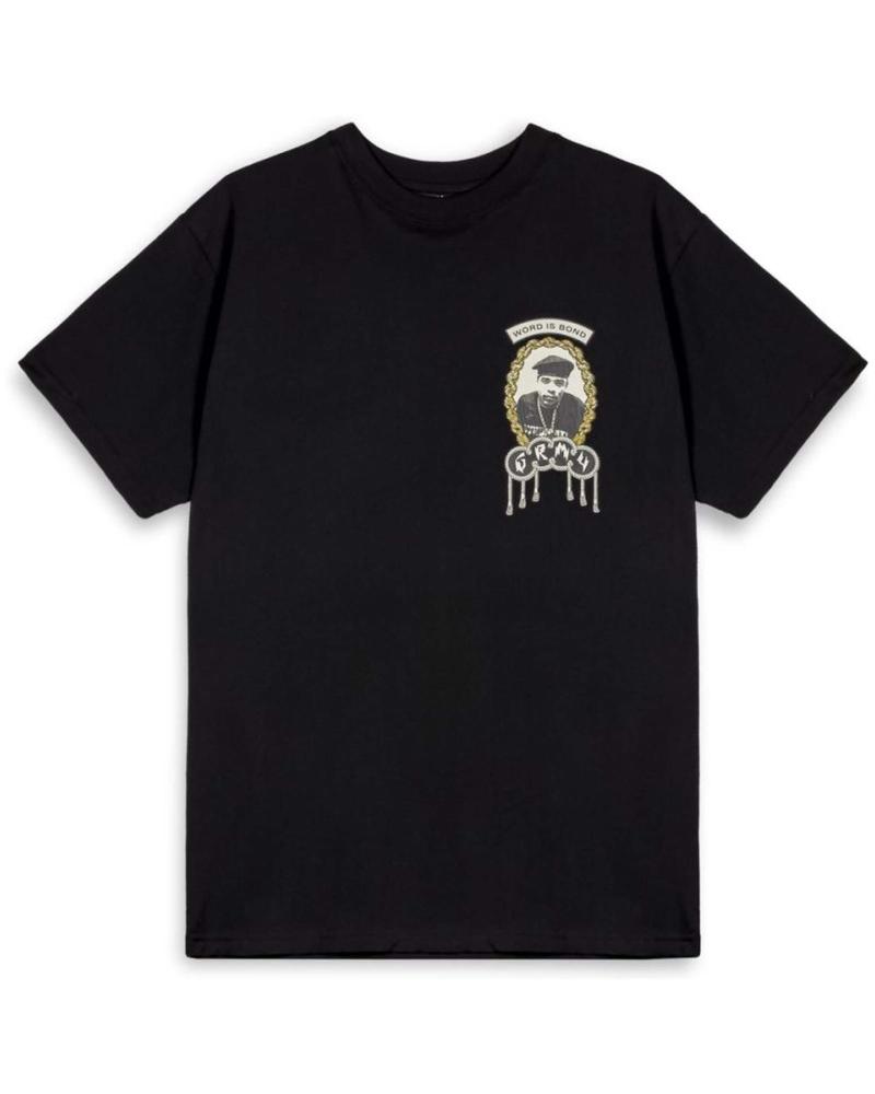 CAMISETA GRIMEY REGULAR TEE NEGRA CON ESTAMPADO FRONTAL NEGRO