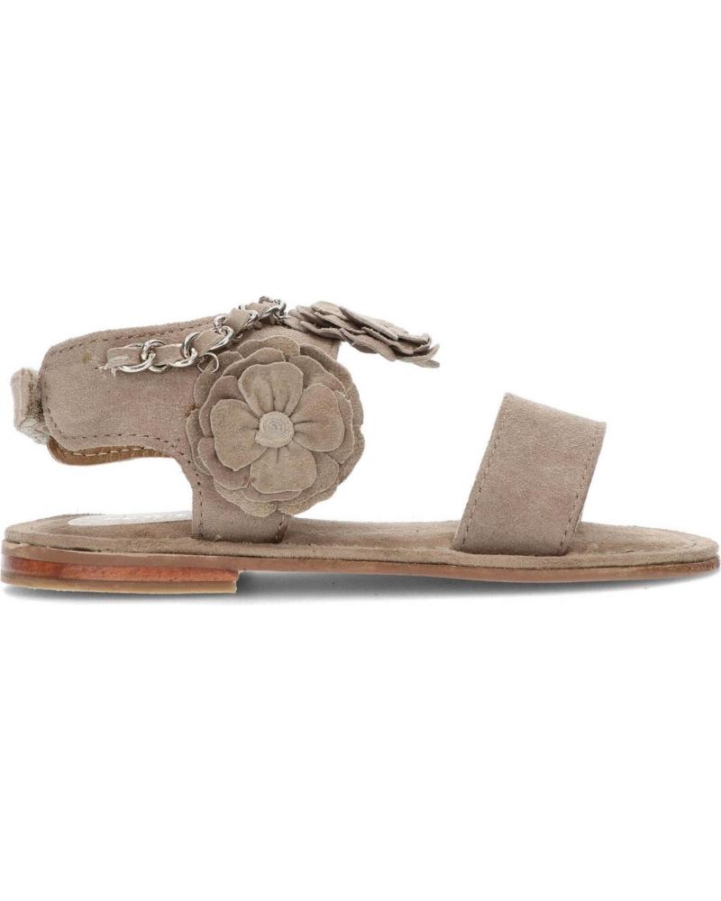 Sandalias de Niña OCA LOCA SHOES OCA LOCA VALENCIA SANDALIA BEBE PIEL ANTE TAUPE