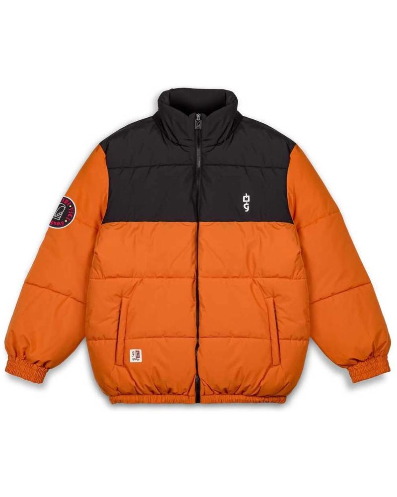 CHAQUETA GRIMEY BICOLOR NARANJA