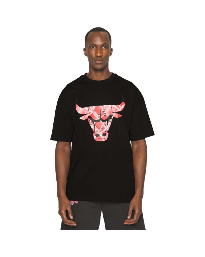 CAMISETA NEW ERA NBA CHICAGO BULLS LOGO TEE NEGRA NEGRO