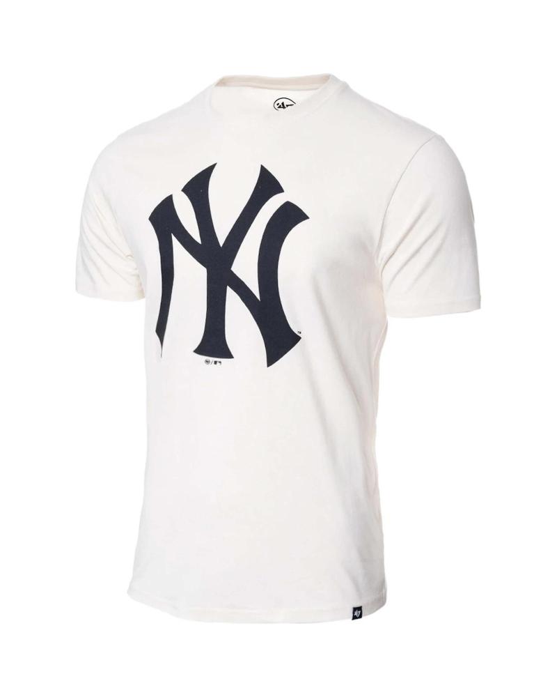 CAMISETA 47 BRAND CREAM BEIGE NEW YORK YANKEES BEIGE