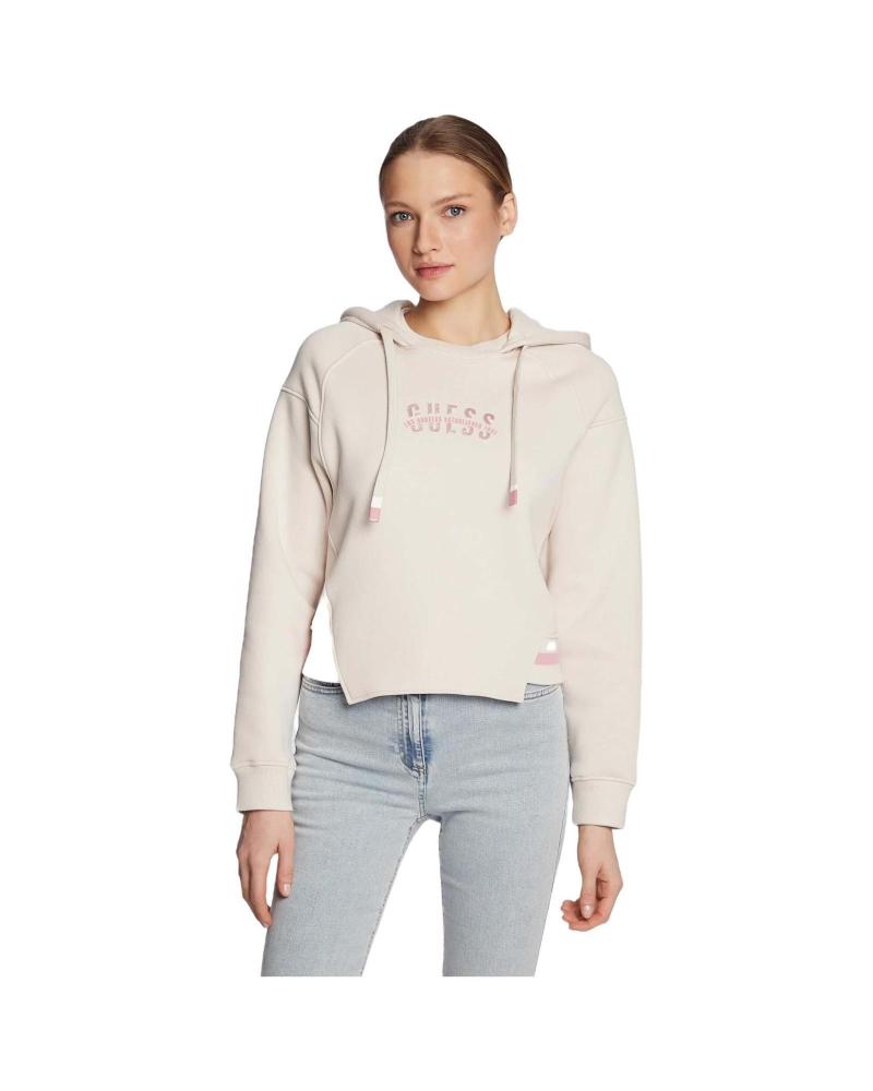 GUESS SUDADERA AMALIA BEIGE BEIGE