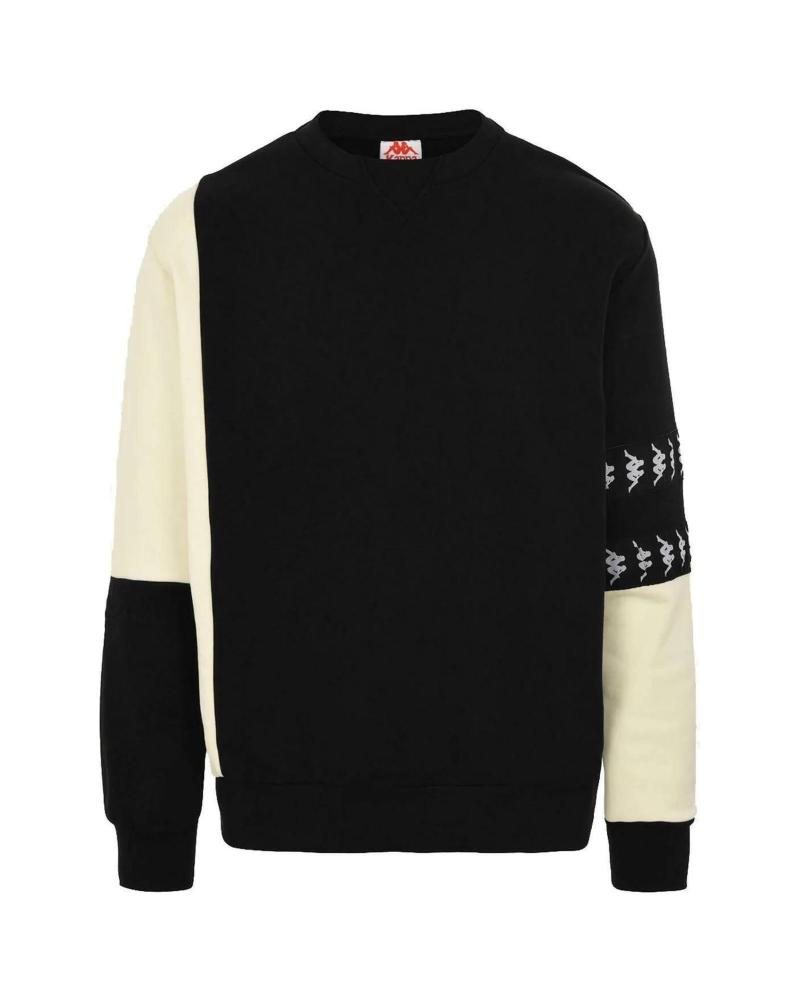SUDADERA KAPPA BANDA VANTO NEGRA NEGRO
