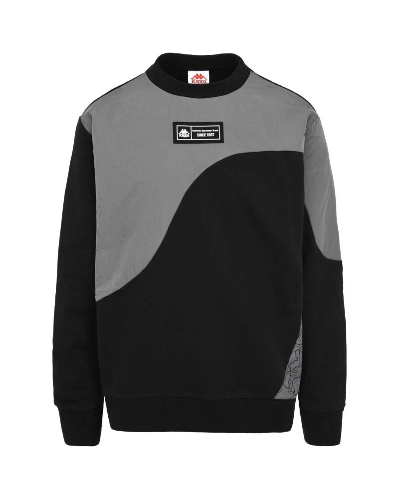 KAPPA SUDADERA AUTHENTIC TECH VELFEND PARA HOMBRE - NEGRA NEGRO