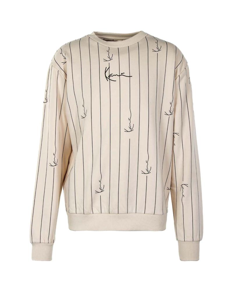 KARL KANI SUDADERA SMALL SIGNATURE LOGO BEIGE BEIGE