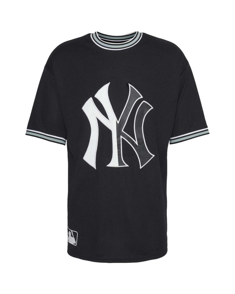CAMISETA NEW ERA TEAM LOGO OVERSIZED MESH NEGRA PARA HOMBRE NEGRO
