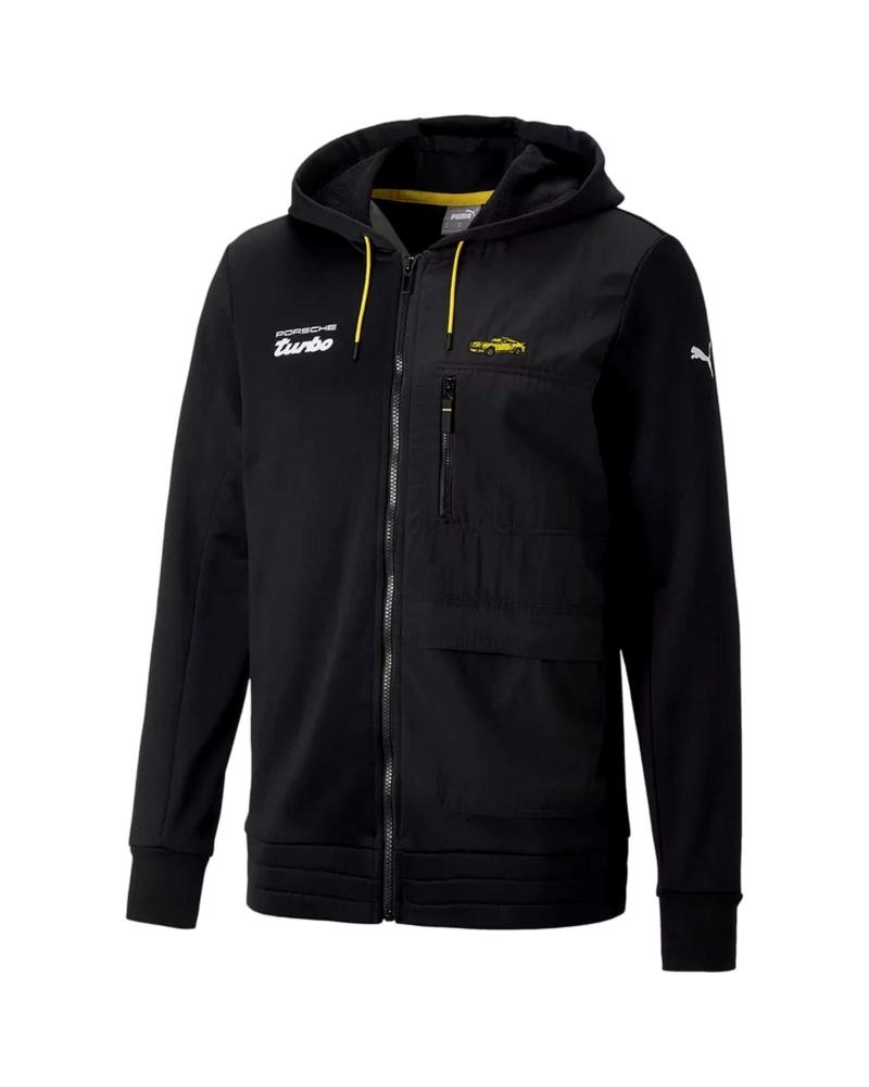 PUMA CHAQUETA PL HOODED SWEAT JACKET NEGRA NEGRO