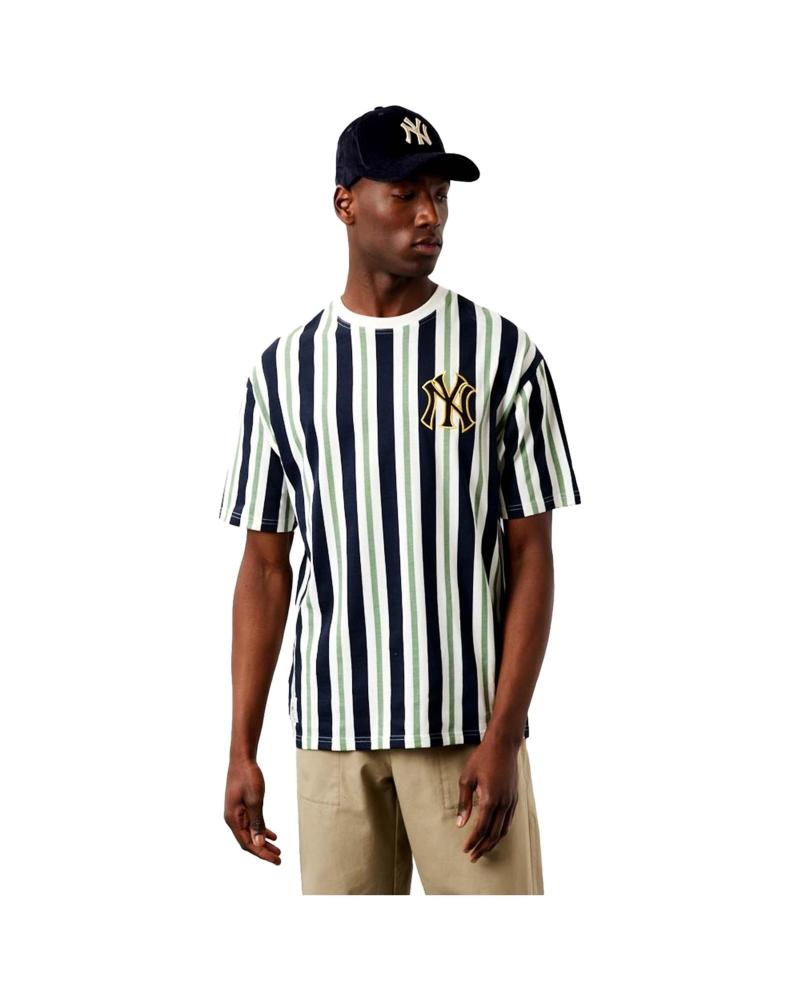 CAMISETA NEW ERA MLB PREMIUM OVERSIZED RAYAS MULTICOLOR MULTICOLOR