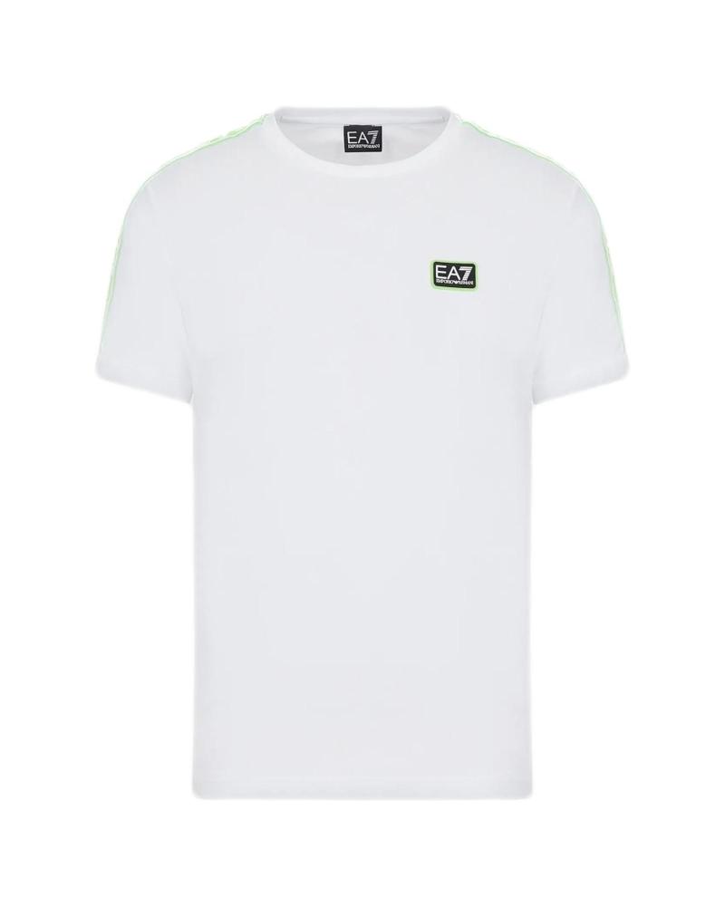 CAMISETA EMPORIO ARMANI EA BLANCA CON LOGO DISTINTIVO BLANCO