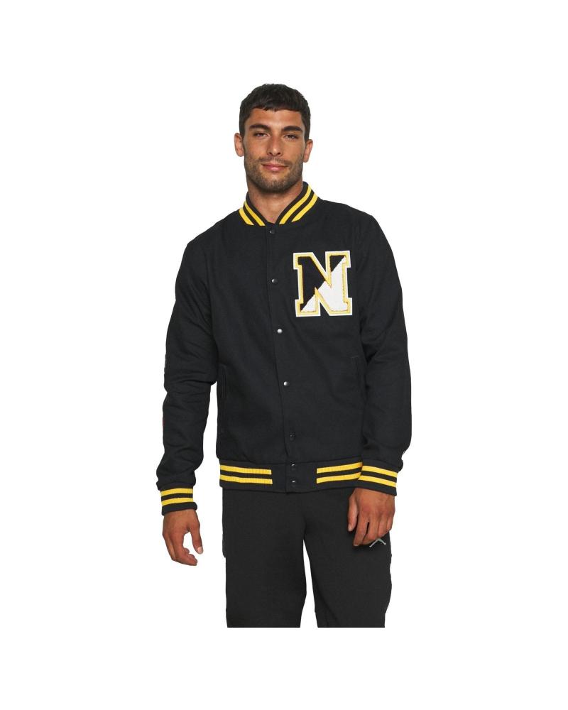 CHAQUETA NEW ERA HERITAGE VARSITY NEGRA NEGRO