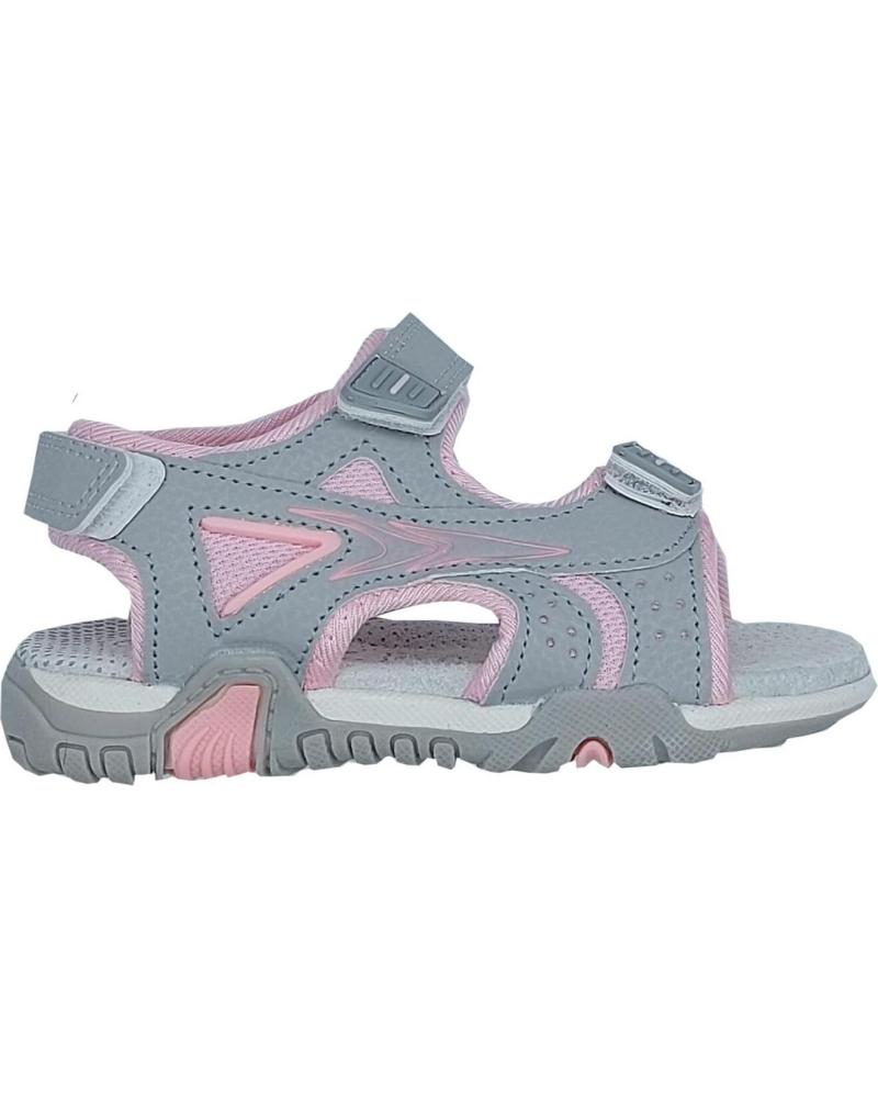 BUBBLE BOBBLE SANDALIA VELCRO NINA GRIS
