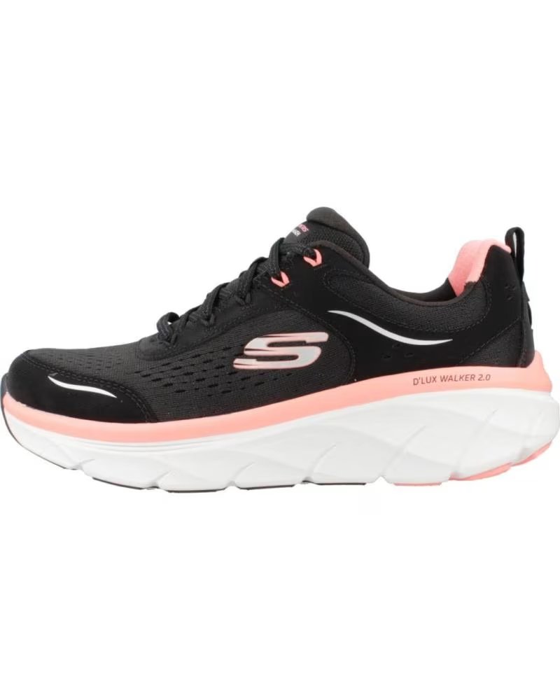 Skechers Zapatillas Mujer Modelo Dlux Walker 2 0 Color Negro Bkcl