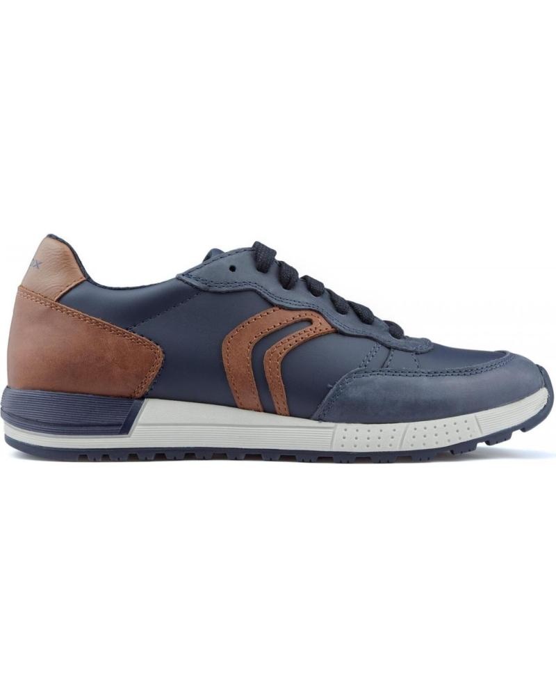 Zapatillas deporte de Niño GEOX ZAPATILLAS ALBEN NAVYCOGNAC