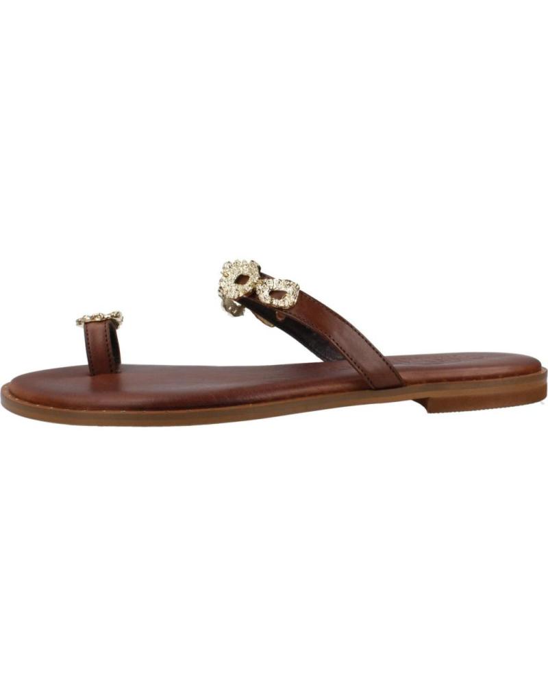 CARYATIS SANDALIAS CARYATIS 621326C CON DETALLE DE PEDRERÍA BROWN