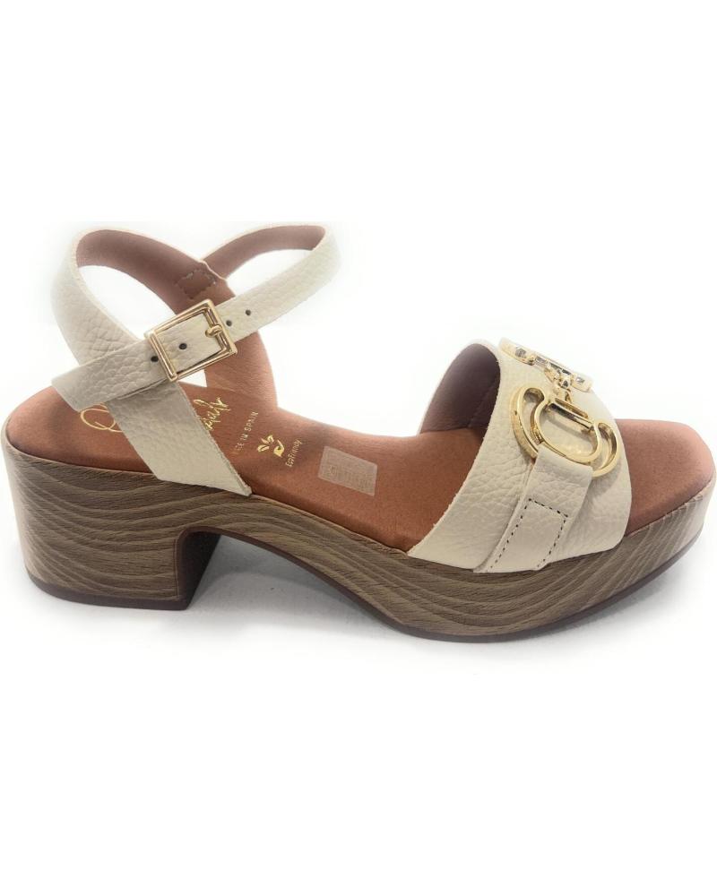 de OH MY SANDALS SANDALIA PIEL HEBILLA TA BLANCO