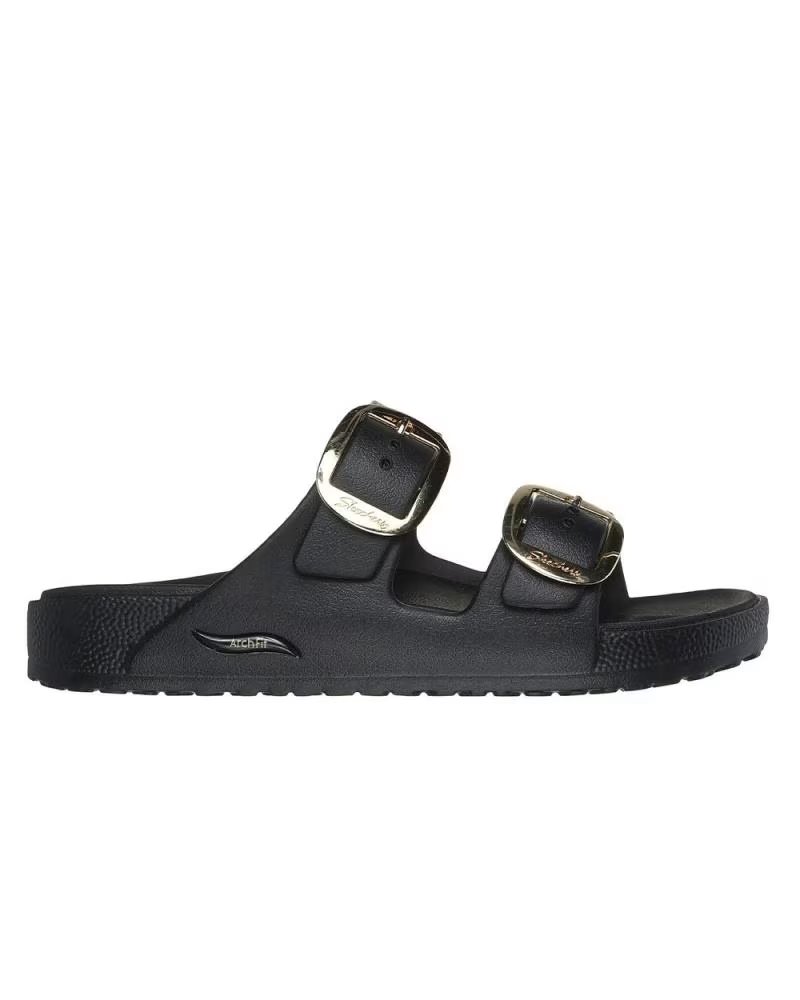 Skechers Sandalias Planas Skechers 111592 con Hebillas en Negro