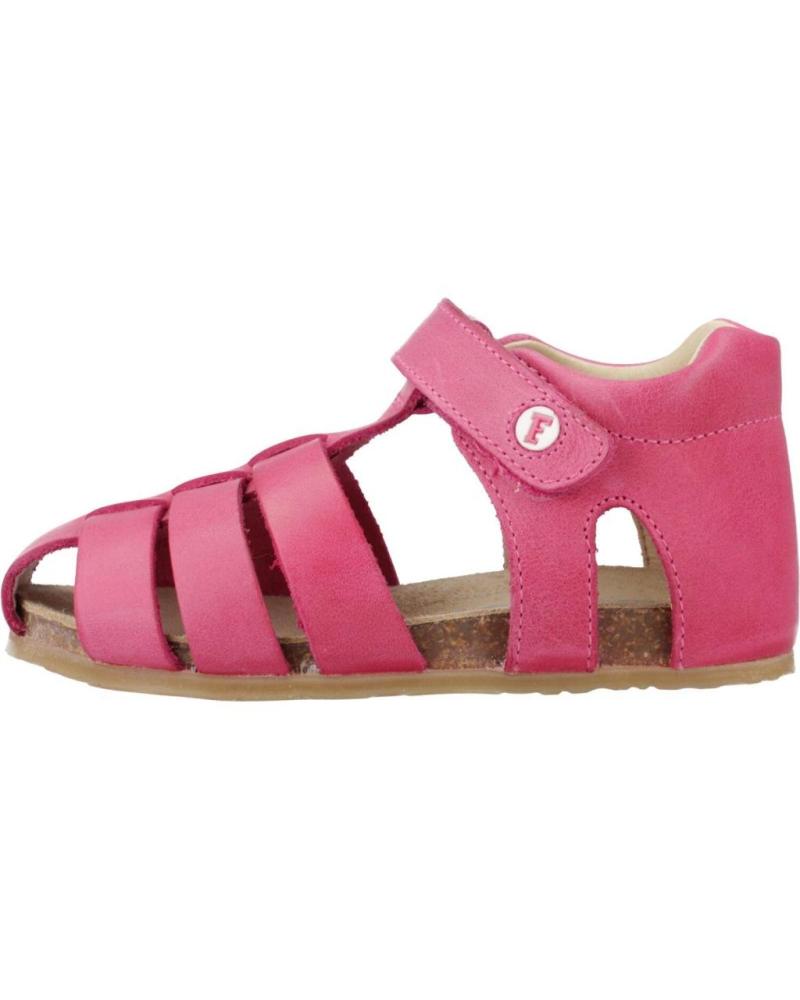 FALCOTTO SANDALIAS ALBY PARA NIÑA, CIERRE DE VELCRO FUXIA