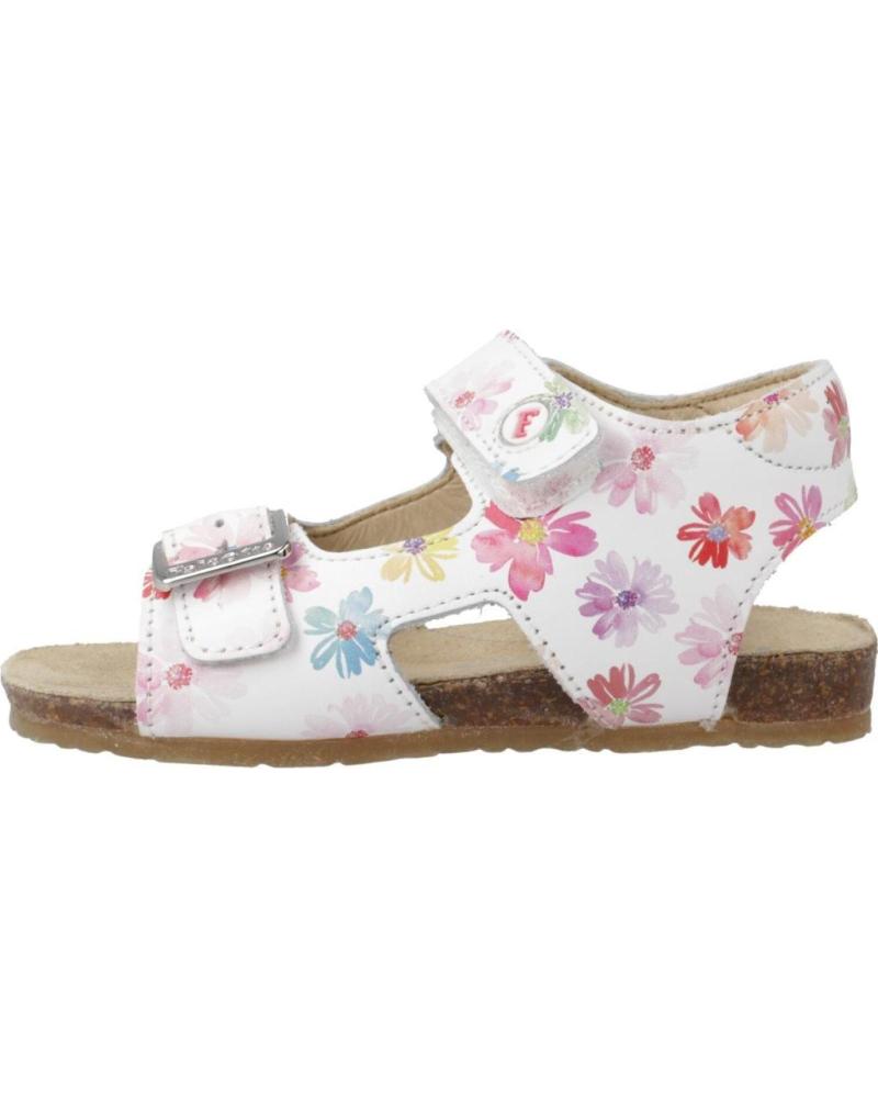 FALCOTTO SANDALIAS FALCOTTO MODELO GORY CON ESTAMPADO FLORAL BLANCO