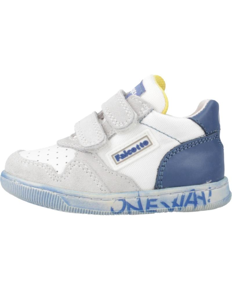 FALCOTTO ZAPATILLAS KLIP VL CON CIERRE DE VELCRO BLANCO