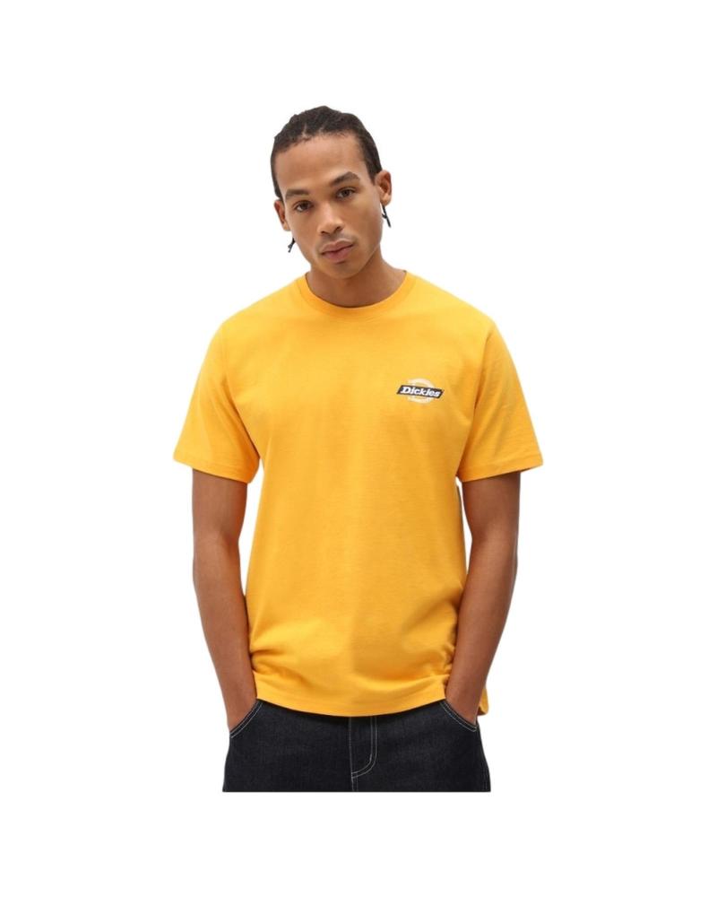 DICKIES CAMISETA AMARILLA CLÁSICA CON LOGO AMARILLO