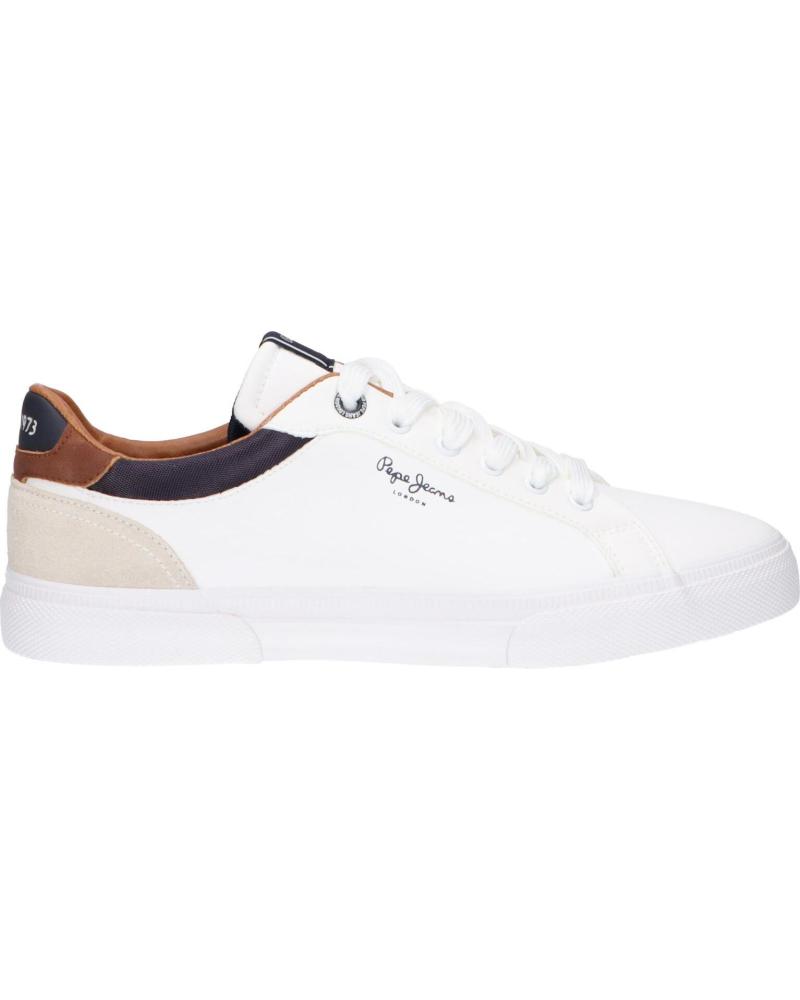 ZAPATILLAS PEPE JEANS KENTON COURT HOMBRE BLANCO 800WHITE