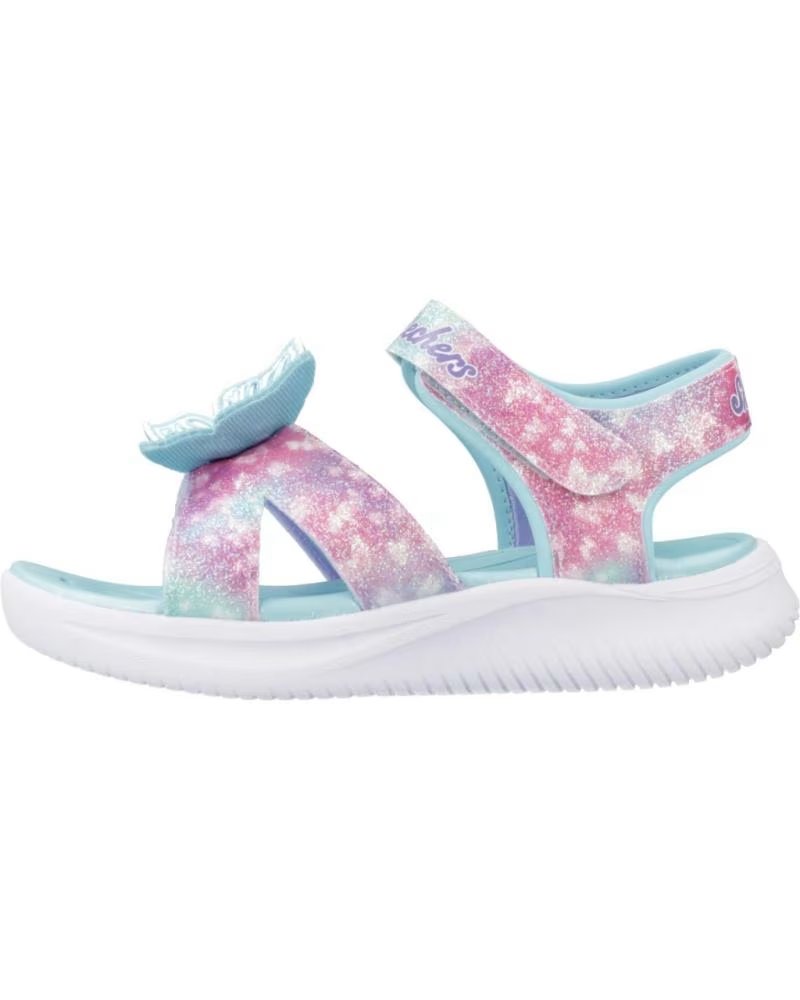 Skechers Sandalias Jumpsters Butterfly Multicolor Niña Aqua Sparkle Synthetic-multi Trim Aqmt